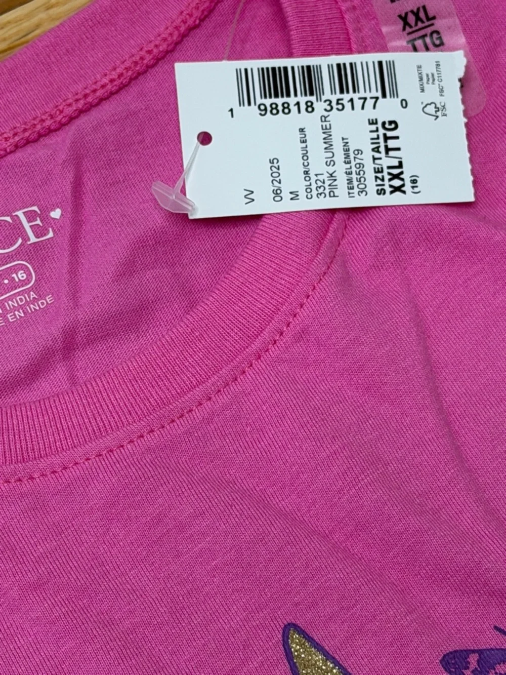 The Children's Place Pink Unicorn Floral Long Sleeve Tee | NWT!